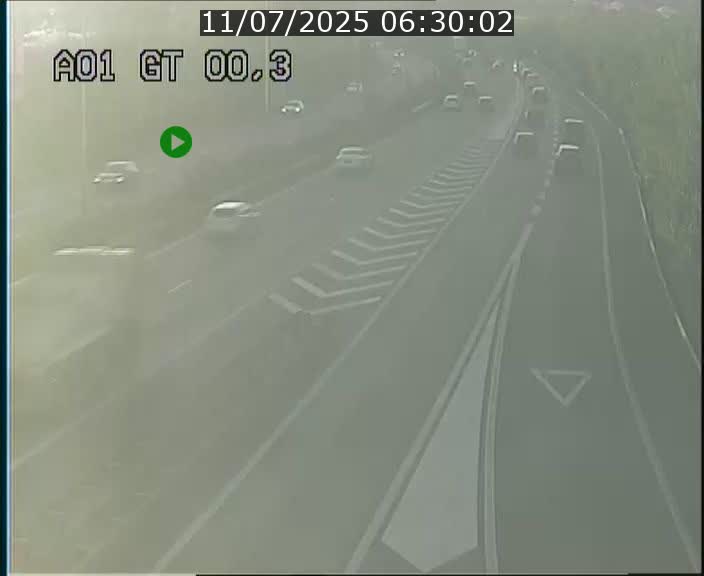 Traffic live webcam Luxembourg Croix de Gasperich - A1 direction Kirchberg - BK 0.3