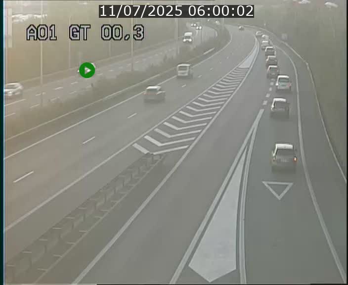 Traffic live webcam Luxembourg Croix de Gasperich - A1 direction Kirchberg - BK 0.3