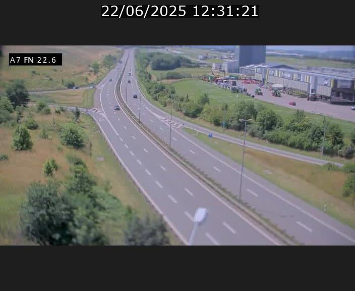 Caméra trafic Luxembourg - A7, Colmar-berg direction Mersch