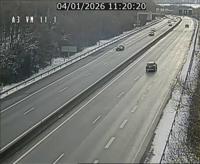 Webcam à la frontière franco-luxembourgeoise, avant la Croix de Bettembourg - BK 11.1 - direction Luxembourg-ville