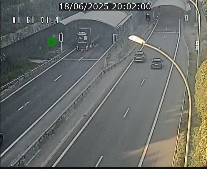 Traffic live webcam Luxembourg Hesperange - A1 direction Kirchberg - BK 1.4