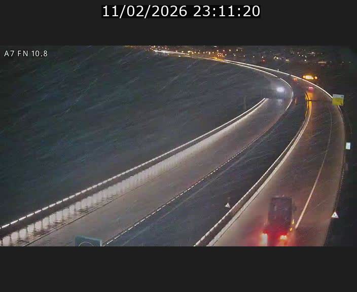 Caméra trafic Luxembourg - A7, Tunnel Gousselerbierg, sortie sud, direction rond-point Lorentzweiler (BK 10.8)