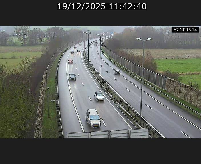 Caméra trafic Luxembourg - A7, Tunnel Mersch, entrée nord, direction Lorentzweiler