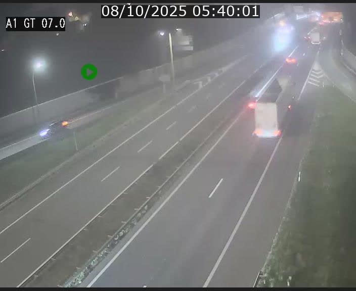 Traffic live webcam Luxembourg Cents - A1 direction Kirchberg - BK 7