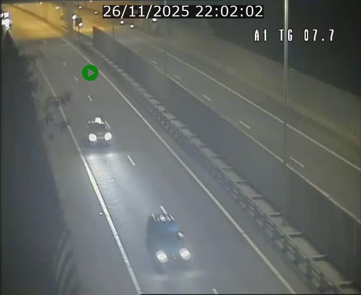 Traffic live webcam Luxembourg Kirchberg - A1 direction Luxembourg-ville - BK 7.7