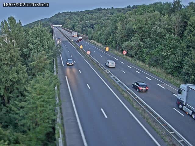Caméra autoroute France - A30, Hayange direction Metz