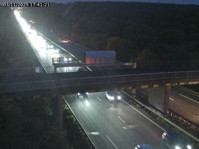 Caméra autoroute France - A31, Zoufftgen direction Luxembourg-ville, à la frontière entre la France et le Luxembourg