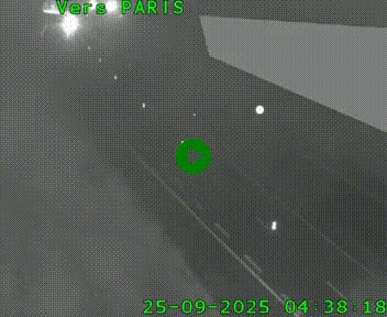 Caméra routière sur l'autoroute A20 à Saint-Pardoux-l'Ortigier, à la jonction avec l'A89. Vue orientée vers Paris
