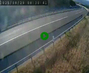 Caméra autoroutière France - A75, Engayresque, entre Millau et Séverac-le-Chateau, en direction de Montpellier