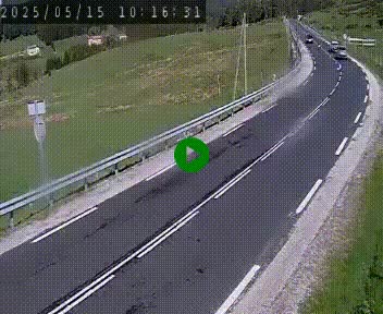Webcam routière au niveau du col de la Chavade en Ardèche, sur la N102 à 1266 mètres d'altitude