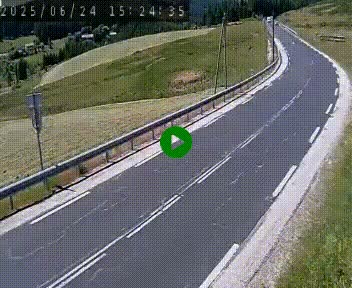 Webcam routière au niveau du col de la Chavade en Ardèche, sur la N102 à 1266 mètres d'altitude
