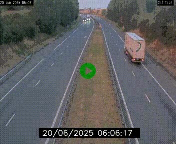 Webcam sur le périphérique de Rennes (N136) à hauteur de Tizé, à l'est de la ville