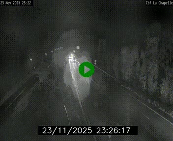 Webcam sur le périphérique de Nantes (N844) à hauteur de Porte de la Chapelle, au nord de la ville