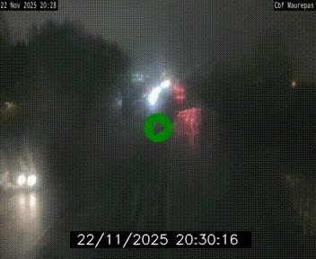 Webcam sur le périphérique de Rennes (N136) à hauteur de Maurepas, au nord de la ville