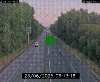 Webcam sur le périphérique de Nantes (N844) entre la Porte de Saint-Luce et la Porte d'Anjou, à l'est de la ville