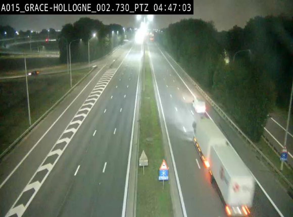 Caméra trafic Belgique - Grâce-Hollogne - E42, jonction avec A604, direction Loncin/Aéroport de Liège -  BK 3.2