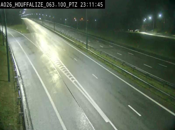 Caméra autoroute Belgique - Houffalize, E25 direction Liège