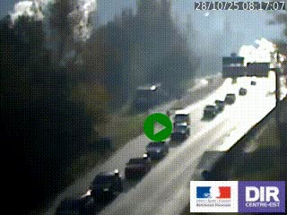 Webcam info trafic à proximité de Vizille sur la N85, au niveau du point de vue du Saut du Moine à Champagnier