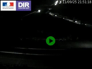 Webcam traffic à Grenoble-sud sur l'autoroute A480. Vue orientée vers l'entrée et la sortie de Grenoble