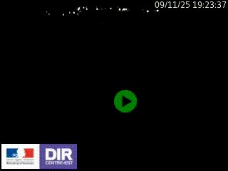 Webcam routière sur la RN6 à Auxerre, à hauteur de la sortie Monéteau, en direction de l'A6 (Gurgy)