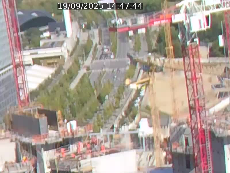 Webcam sur l'avenue John Fitzgerald Kennedy (N51) avec vue orientée vers le Findel