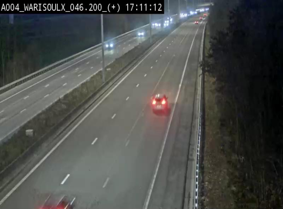 Webcam autoroute Belgique - Warissoulx - E411 - BK 46.2