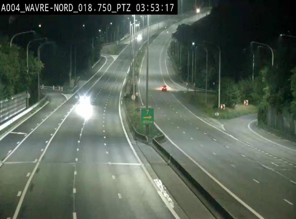 Webcam traffic E411(A4) - BK 18.7 - Bierges (Wavre Nord)