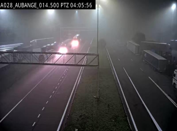 Webcam autoroute Belgique - Aubange - A28 direction Arlon - BK 14