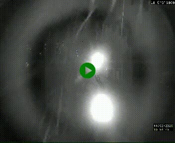 Webcam au carrefour de la croisade, à la jonction entre la N22 et la N320, avant le poste de douane franco-andorrane. Webcam à 1790 mètres d'altitude