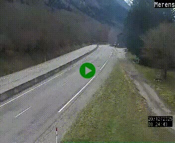 Webcam Ax-les-Thermes sur N20, en direction d'Andorre