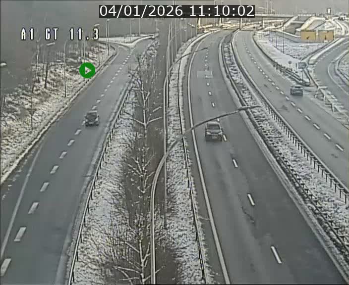 Traffic live webcam Luxembourg Senningerberg - A1 direction Allemagne - BK 11.3