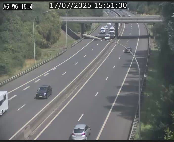 Traffic live webcam Luxembourg Capellen - A6 - BK 15.4 - direction Luxembourg/France/Allemagne