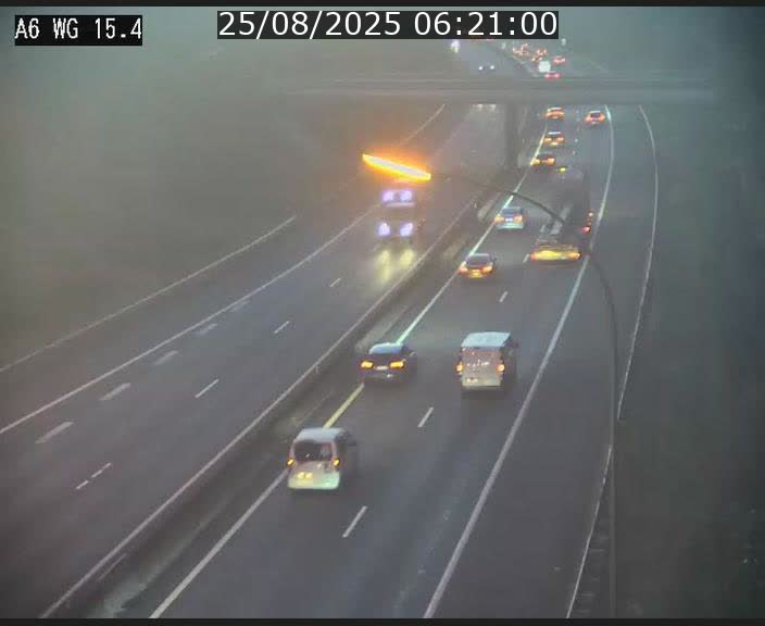 Traffic live webcam Luxembourg Capellen - A6 - BK 15.4 - direction Luxembourg/France/Allemagne