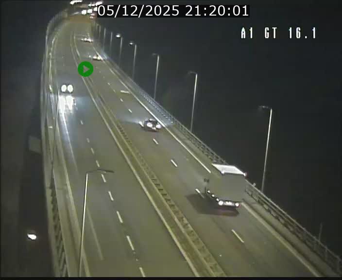 Traffic live webcam Luxembourg Niederanven - A1 direction Allemagne - BK 16.1