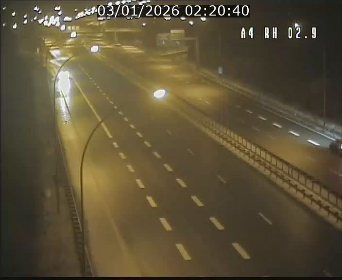 Webcam traffic A4 Luxembourg - BK 2.9 - Croix de Cessange (direction Luxembourg)