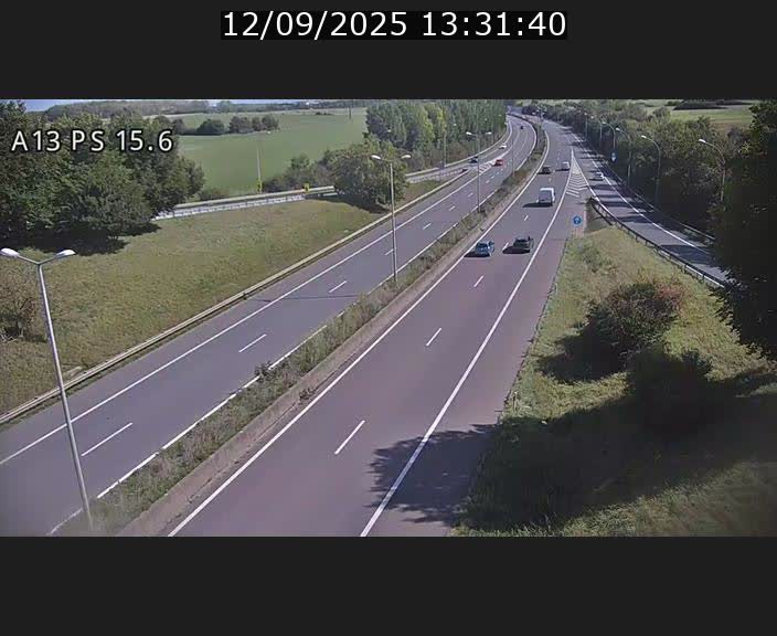 Traffic live webcam Luxembourg Kayl - A13 direction Dudelange - BK 15.6