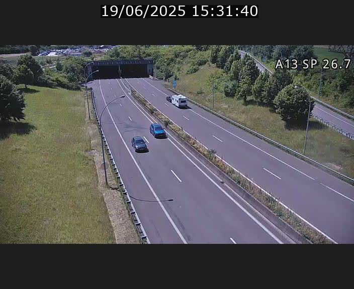 Traffic live webcam Luxembourg Frisange - A13 direction Luxembourg-ville - BK 26.7