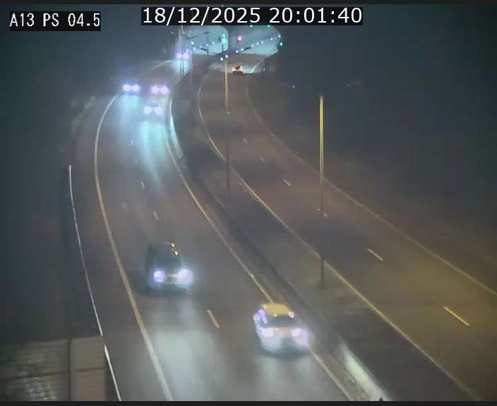 Traffic live webcam Luxembourg Differdange - A13 direction Esch-sur-Alzette - BK 4.5