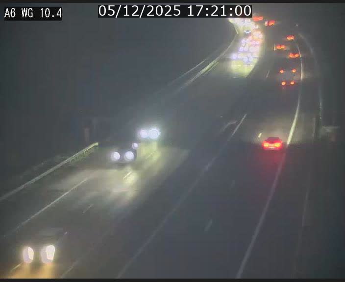 Traffic live webcam Luxembourg Mamer - A6 - BK 10.4 - direction Luxembourg/France/Allemagne