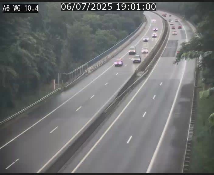 Traffic live webcam Luxembourg Mamer - A6 - BK 10.4 - direction Luxembourg/France/Allemagne