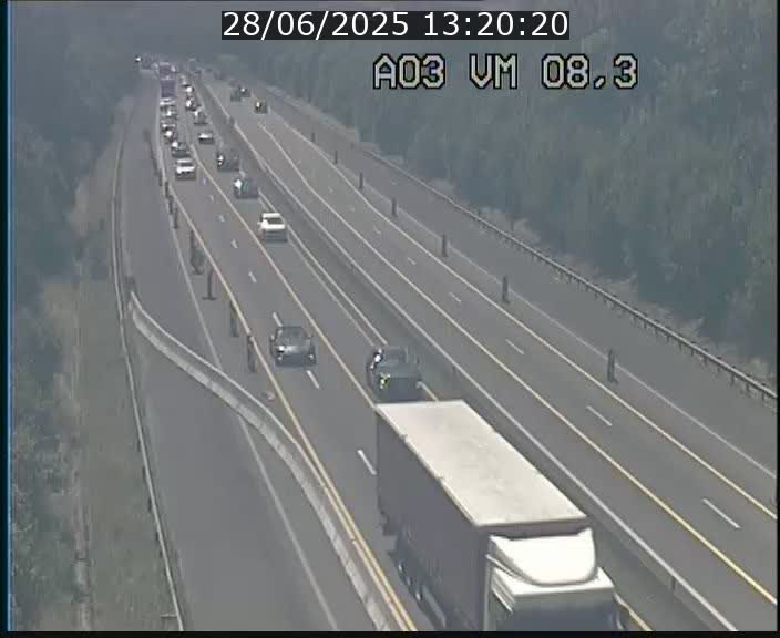 Traffic live webcam Luxembourg Bettembourg - A3 - BK 8.3 - direction France