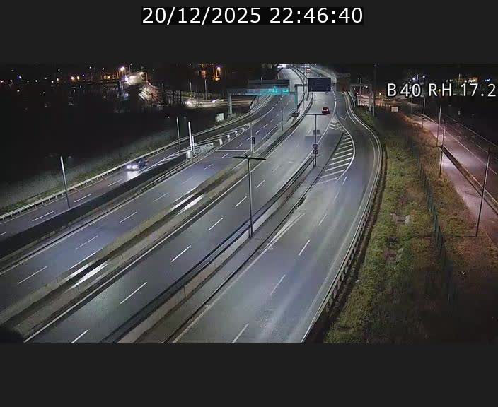 Webcam sur le contournement d'Esch Belval à hauteur de la sortie Université de Luxembourg. Vue orientée vers Luxembourg