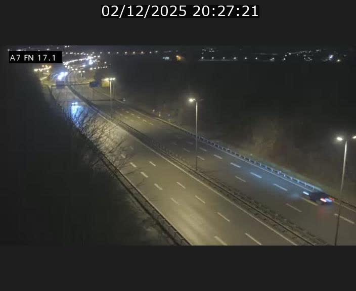 Caméra trafic Luxembourg - A7, Merscherbierg direction Mersch