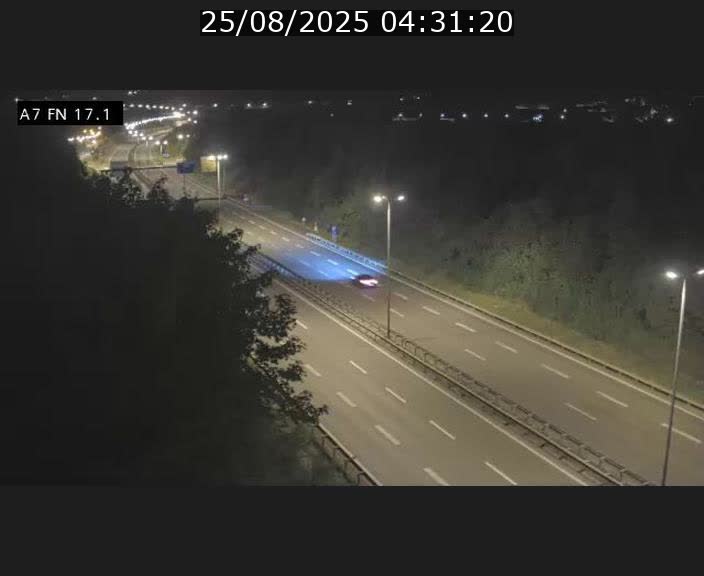 Caméra trafic Luxembourg - A7, Merscherbierg direction Mersch