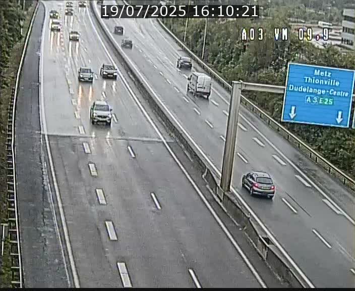 Webcam Autoroute à la Croix de Bettembourg - A3 - BK 9.9 - direction France
