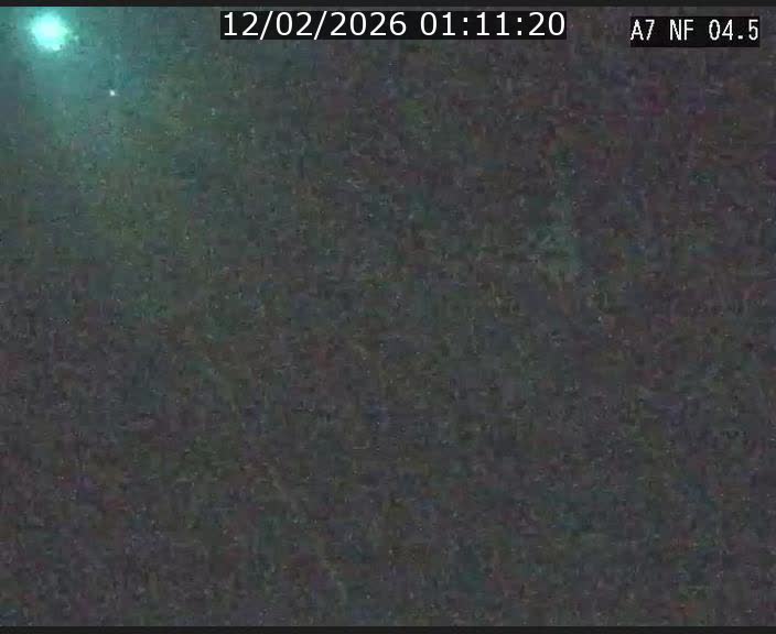 Caméra autoroute Luxembourg A7 - Passage à gibier Rëngelbour - direction Tunnel Grouft