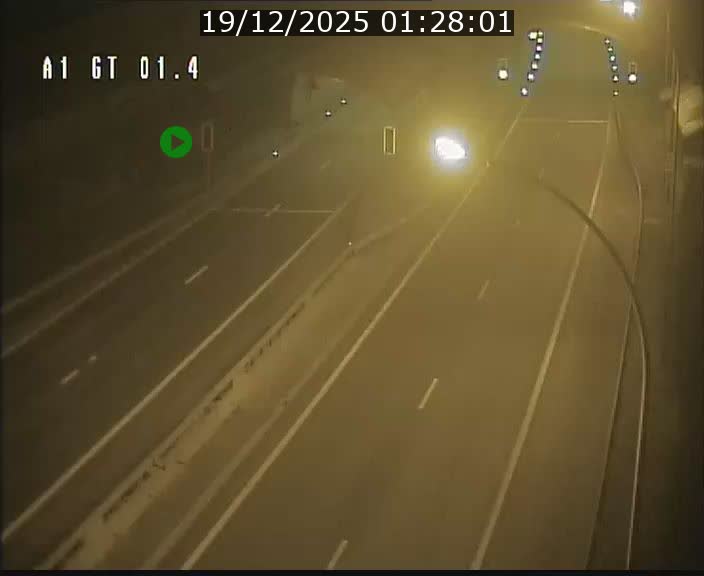 Traffic live webcam Luxembourg Hesperange - A1 direction Kirchberg - BK 1.4