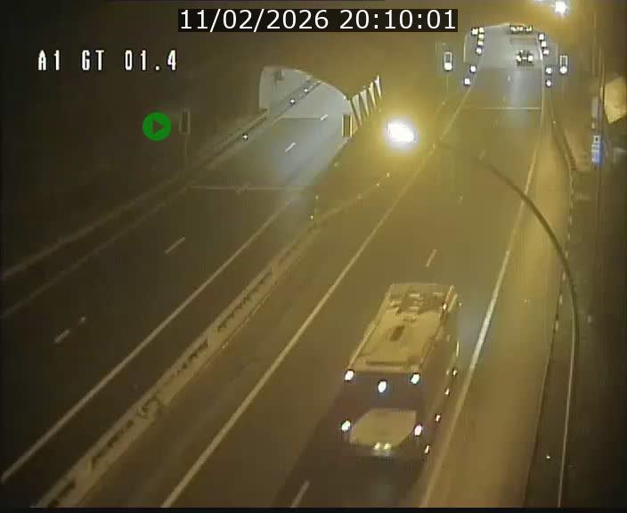 Traffic live webcam Luxembourg Hesperange - A1 direction Kirchberg - BK 1.4