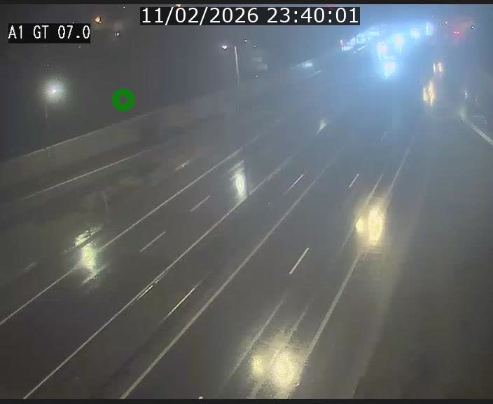 Traffic live webcam Luxembourg Cents - A1 direction Kirchberg - BK 7