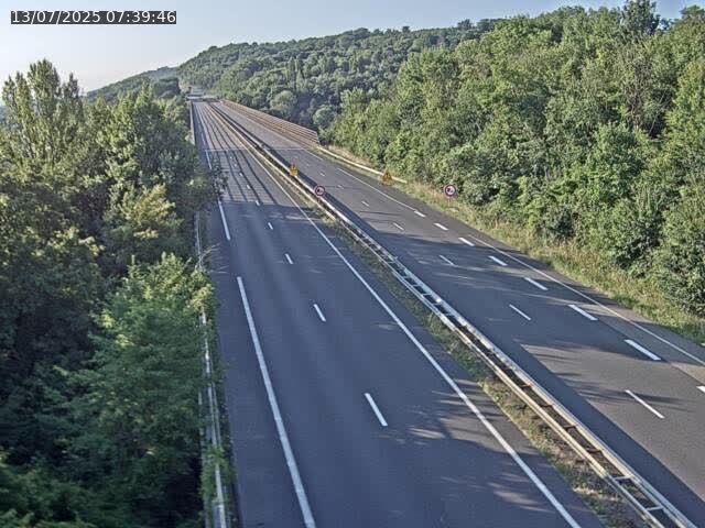 Caméra autoroute France - A30, Hayange direction Metz